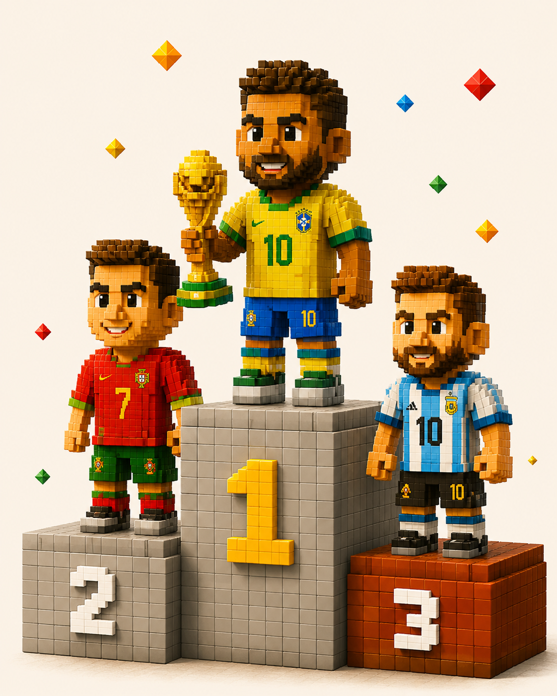 Top scorers podium